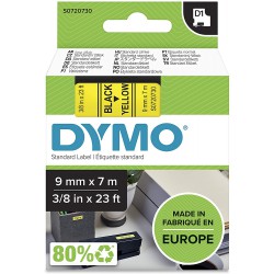 DYMO polyester páska D1 9mm x 7m, černá na žluté, S0720730