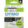 DYMO 45010 polyester páska 12mm x 7m typ D1, černá na čiré, S0720500
