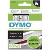 DYMO polyester páska D1 19mm x 7m, černá na čiré, S0720820