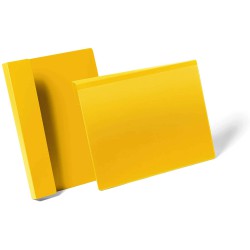 Durable 1723, závěsné plastová kapsa na dokumenty, označení palet, formát A4, žlutá