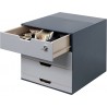 Durable 3385, šedý zásuvkový box na kávu a čaj COFFEE POINT BOX