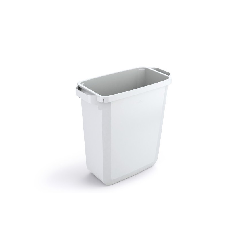 Durable DURABIN 60, bílý odpadkový koš obdélníkového tvaru, kapacita 60 litrů