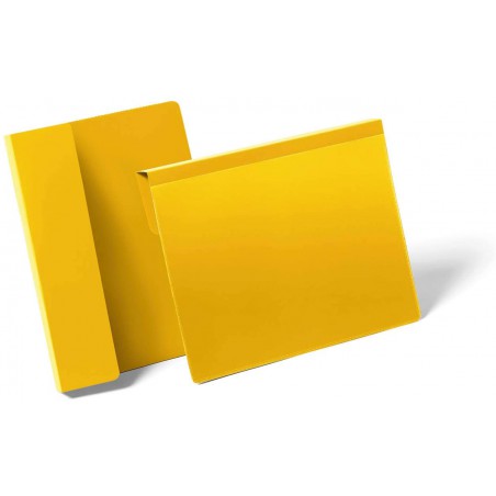 Durable 1722, žlutá závěsná kapsa A5 na dokumenty pro označení palet
