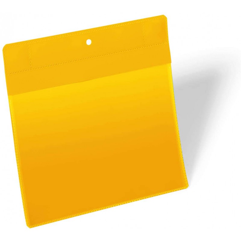 Durable 1746, žlutá neodymová magnetická kapsa na dokumenty A5 na šířku