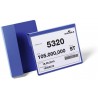 Durable 1721, modrá závěsná plastová kapsa pro dokumenty A6 na označení palet