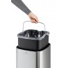 Durable 3423, Nerezový odpadkový koš obsah 35 litrů, se senzorem bezdotykový