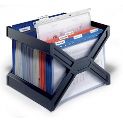 Durable 2611, CARRY PLUS stojan pro závěsné desky do kartoték, modrá