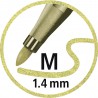 STABILO Pen 68 Metallic, Prémiový fix s vláknovým hrotem, sada 8 ks v kovové krabičce