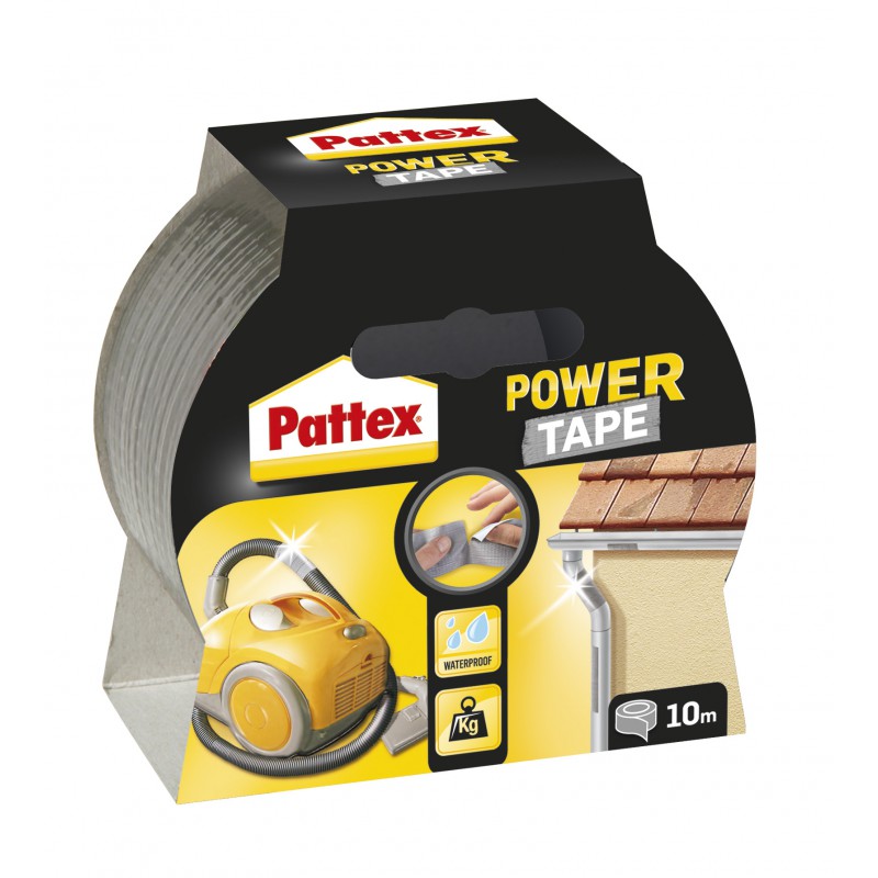 Pattex Power Tape extra silná lepící páska univerzální, 50 mm x 25 m stříbrná