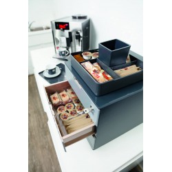 Durable 3384, COFFEE POINT CADDY, čirá zásuvka pro box na kávu a čaj