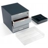 Durable 3385, šedý zásuvkový box na kávu a čaj COFFEE POINT BOX