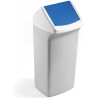 FLIP LID SQUARE 40, modrý výklopný poklop k odpadkovému koši Durabin 40