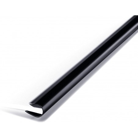 DURABLE 2909, černá násuvná lišta 6-9 mm, pro formát A4, balení 25 ks