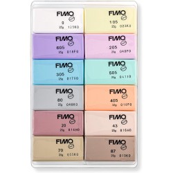 FIMO Soft Pastel, sada 12 barev 25 g