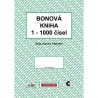Baloušek ET400, bonová kniha 1-1000 čísel A4
