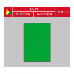Etikety cenové S&K 16x23 Motex zelené, 870 ks