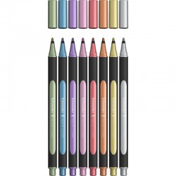 Schneider Paint-It Liner 020, metalický popisovač, sada 8 barev, stopa 2 mm