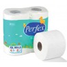 Toaletní papír Perfex Plus, 2-vrstvý, bílý, celulóza, 4 ks