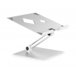 Durable 5050, Stolní ergonomický držák notebooku LAPTOP STAND RISE, stříbrný hliník