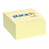 Hopax samolepící kostka Regular Cube, rozměr 76x76 mm, pastelově žlutá, 400 lístků