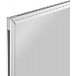 Magnetická tabule Magnetoplan Design-Whiteboard SP 220x120 cm, hliníkový rám