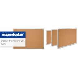 Korková tabule Magnetoplan Design-Pinnboard SP 120x90 cm, hliníkový rám