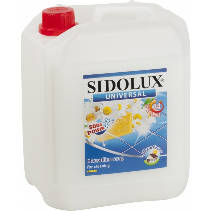 Sidolux univerzální čisticí prostředek s vůní marseillského mýdla, 5 litrů