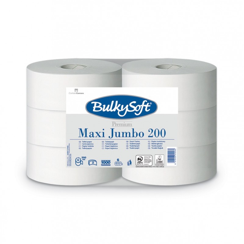 BULKYSOFT Premium SmartOne toaletní papír Advanced dvouvrstvý, T8, karton 6 rolí