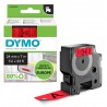 DYMO 53717 polyester páska 24mm x 7m typ D1, černá na červené, S0720970