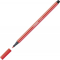 STABILO Pen 68 - premium, štetečkový fix s vláknovým hrotem, sada 40 ks, kovová krabička