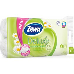 ZEWA Deluxe Camomile Comfort, Toaletní papír, 3 vrstvý, 8 rolí