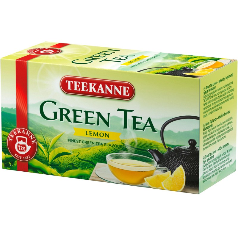 Teekanne Zelený čaj s příchutí citronu, 20 x 1,75g