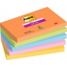 3M Post-it Boost samolepící bloček Colour Collection, silně lepící, rozměr 76x127 mm, 6x90 lístků