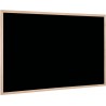 Nástěnná tabule s černým povrchem, pro psaní křídou, dřevěný rám 60x90 cm