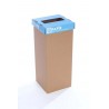 RECOBIN Kartonový Koš na tříděný odpad PAPÍR, recyklovaný, modrá, 60 l