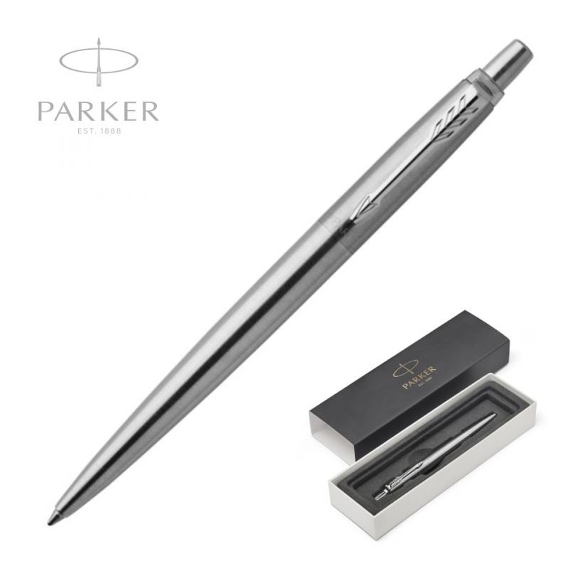 Parker Jotter Stainless Steel GT, kuličkové pero stříbrný klip