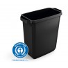 Durable DURABIN ECO 60, černý odpadkový koš obdélníkového tvaru, kapacita 60 litrů