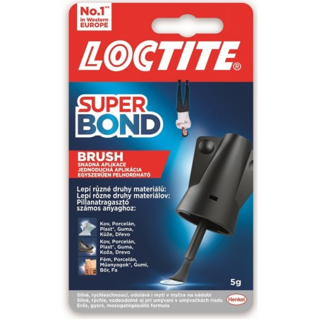 Henkel Loctite Sekundové lepidlo Super Bond Brush 5 g