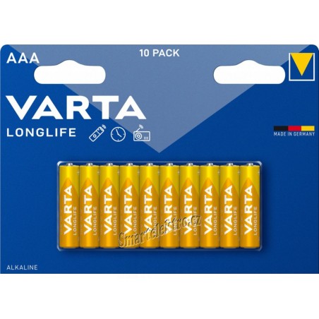 VARTA High Energy, Baterie mikrotužkové AAA LR03, blistr 10ks, Longlife