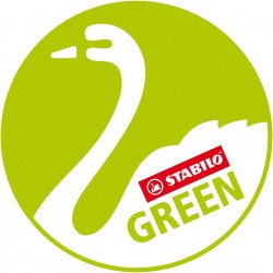 STABILO GREENtrio Thick, Eco-Friendly trojhranné pastelky, 12 barev