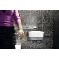 BulkySoft 65904 mini Jumbo toaletní papír 2 vr. bílý, 120m, 12 ks, T2 - náhrada Tork 120280