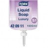 Tork Premium 420911 tekuté mýdlo Soft Luxury fialové, 1 litr - 1000 dávek, S1