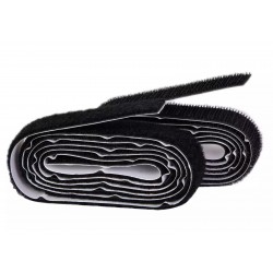tesa On & Off suché zipy Samolepicí pás pro univerzání použití, 20mm x 1m, černý