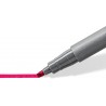 STAEDTLER Pigment Art Pen, kaligrafický popisovač, sada 12 různých barev, síla 2 mm