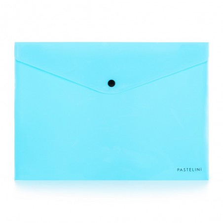 Obálka s drukem A4 PP modrá, kolekce PASTELINI