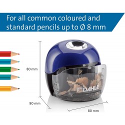 Dahle 250, Elektrické ořezávátko na tužky pro průměr 8 mm, modré