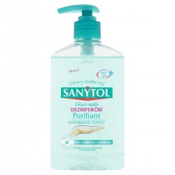 Sanytol - dezinfekční mýdlo Purifiant, 250 ml s dávkovačem, hypoalergenní