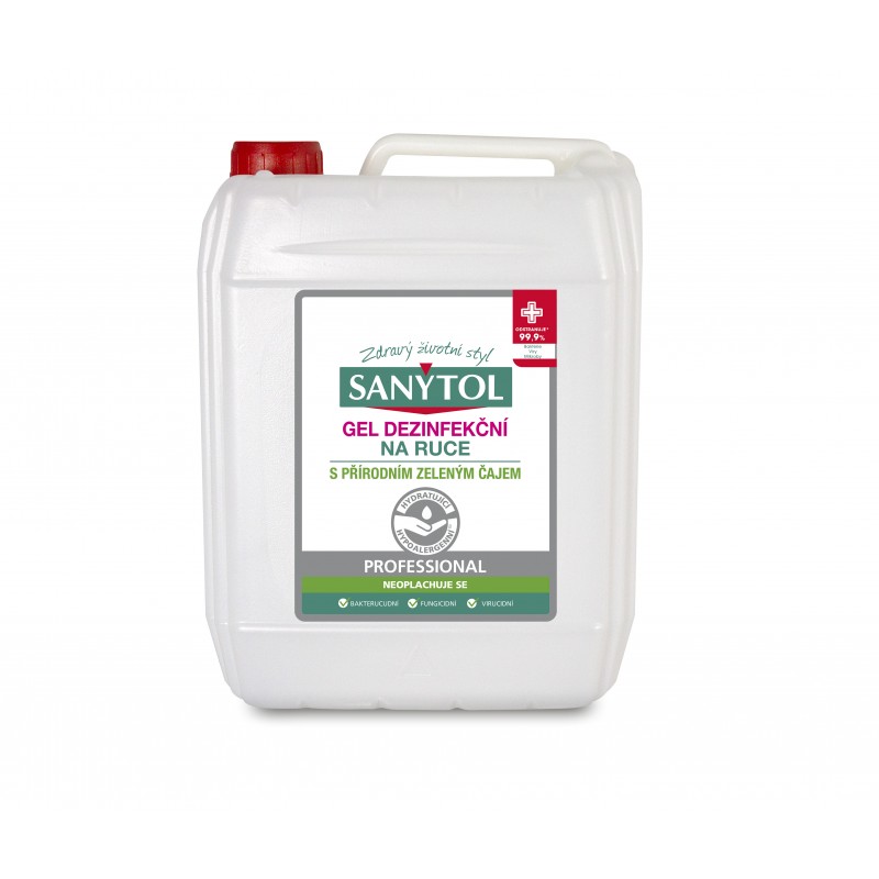 Sanytol Professional - dezinfekční gel na ruce, kanystr, 5 l