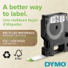DYMO 45020 polyester páska 12mm x 7m typ D1, bílá na průhledné, S0720600