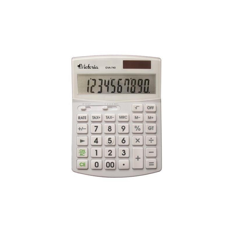 VICTORIA GVA-740, stolní kalkulačka 10-ti místný displej